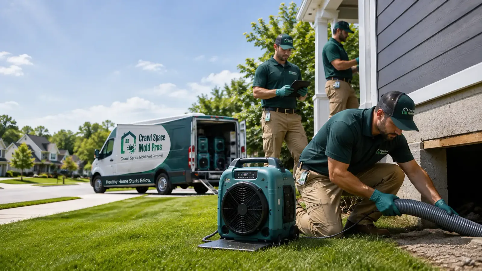Crawl Space Mold Removal in Gagetown, MI